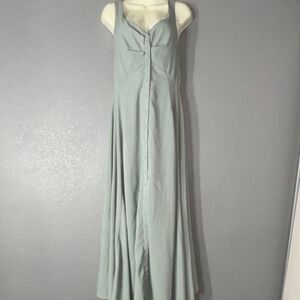Sage A Line Sleeveless dress